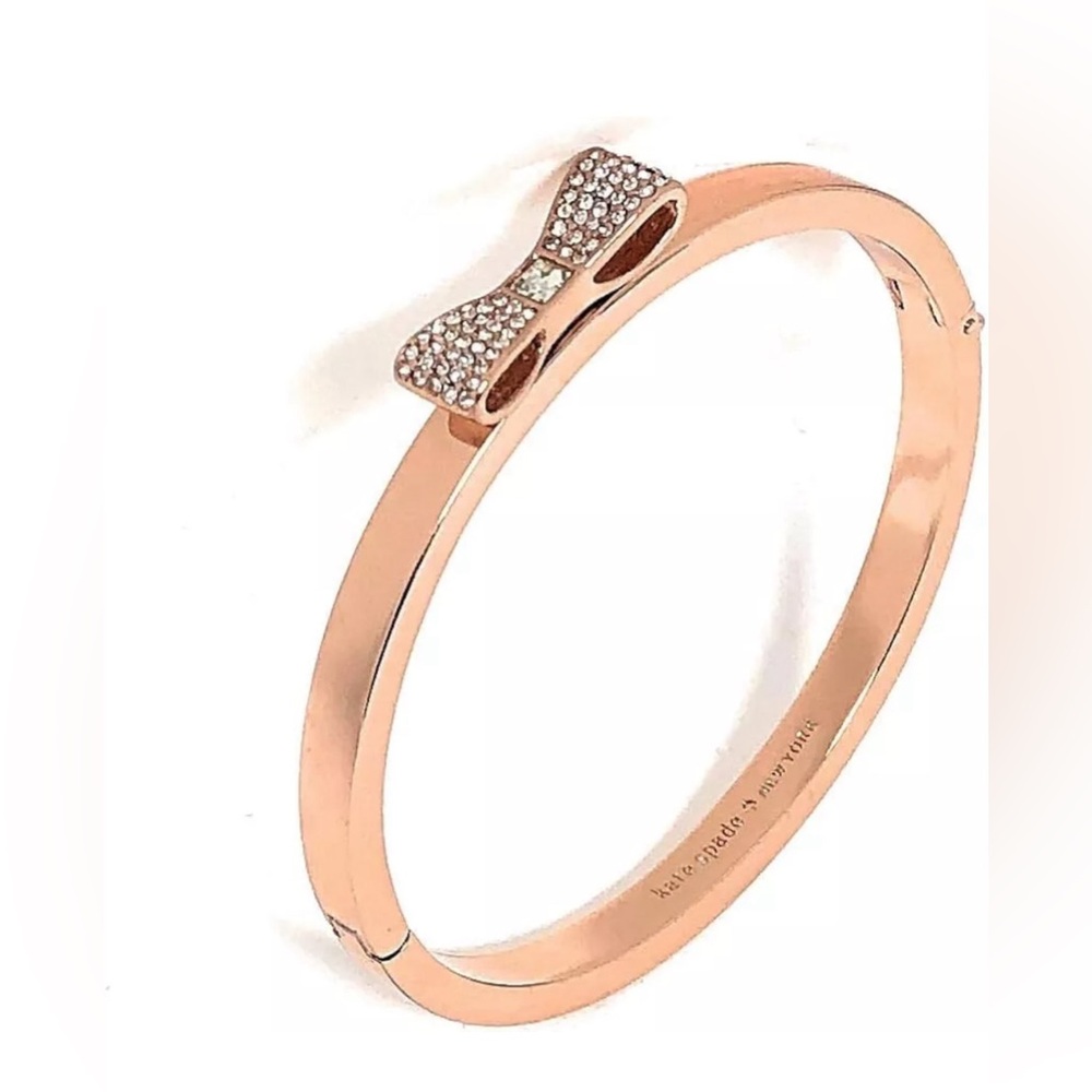 KATE SPADE READY SET BOW ROSE GOLD BRACELET NWT